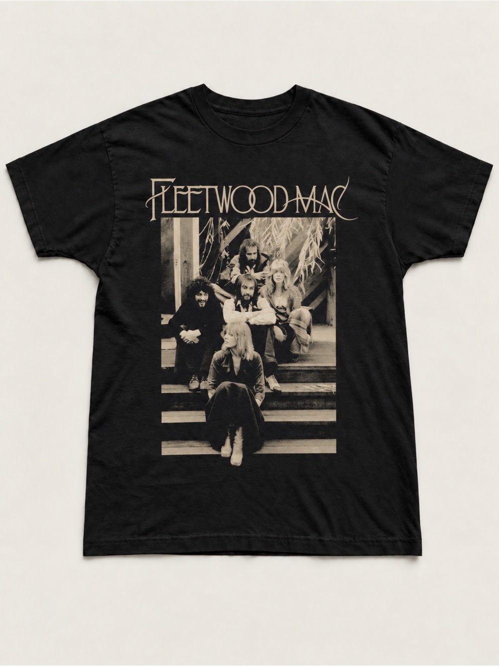 Fleetwood Mac Band Photo Graphic Unisex T-shirt Band Tee